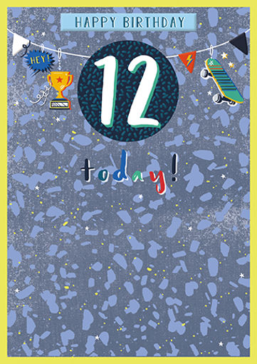 Picture of 12 TODAY BIRTHDAY CARD